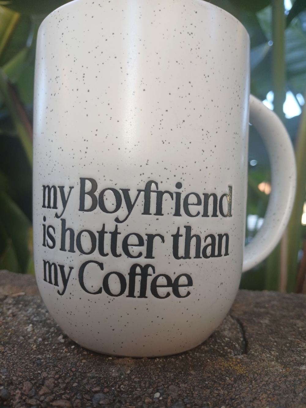 MRKT mug Ceramic My Boyfriend Is Hotter Than My Coffe
